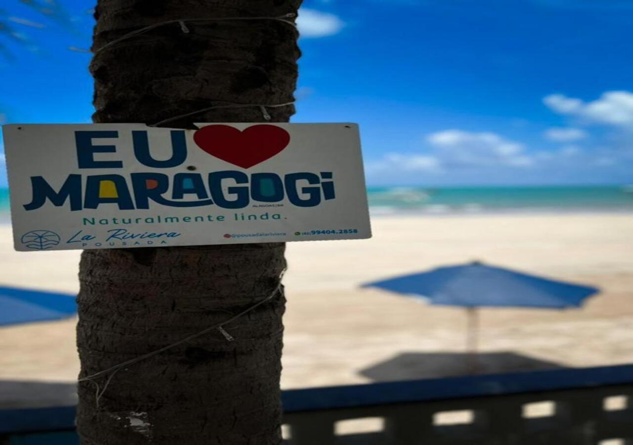 Pousada La Riviera - Pe Na Areia E Passeios Em Марагожі Екстер'єр фото